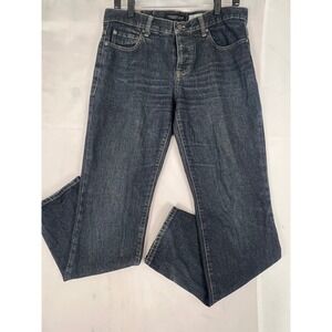 Aeropostale Mens Slim Straight leg Button up Jeans Dark Wash Denim 34x32